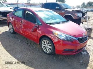 2014 Kia Forte LX with VIN KNAFX4A61E5176885, listed as a IAAI auction lot 41651277 with 76,769 mi miles. Bid and sale history available at carsss.com. Image 1.