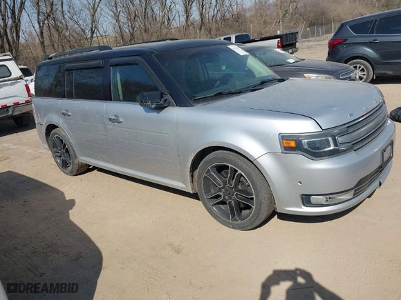 2013 Ford Flex Limited w/EcoBoost with VIN 2FMHK6DT3DBD06470, listed as a IAAI auction lot 41741455 with 157,831 mi miles. Bid and sale history available at carsss.com. Image 1.