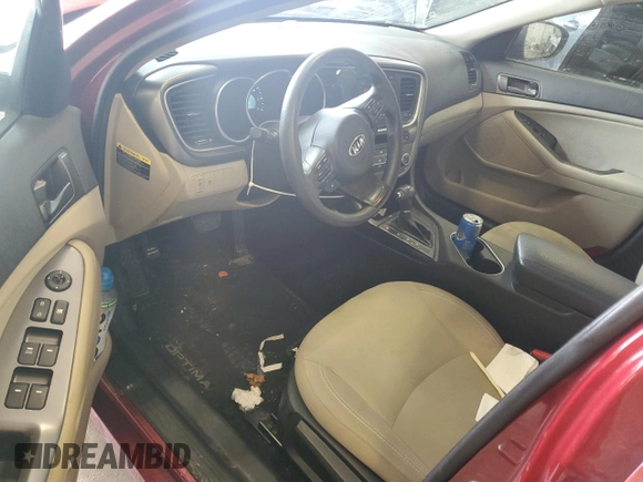 2015 Kia Optima LX with VIN 5XXGM4A72FG515417, listed as a Copart auction lot 59736425 with 96,281 mi miles and Non repairable. Bid and sale history available at DreamBid. Image 8.