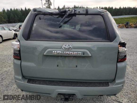 2023 Toyota 4Runner TRD Sport with VIN JTESU5JR5P6172096, listed as a Copart auction lot 75617604 with 11,061 mi miles and Salvage title. Bid and sale history available at DreamBid. Image 6.
