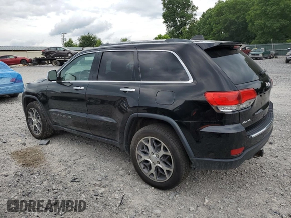 2019 Jeep Grand Cherokee Limited with VIN 1C4RJFBG3KC782099, listed as a Copart auction lot 59717415 with 70,596 mi miles and Salvage title. Bid and sale history available at DreamBid. Image 2.