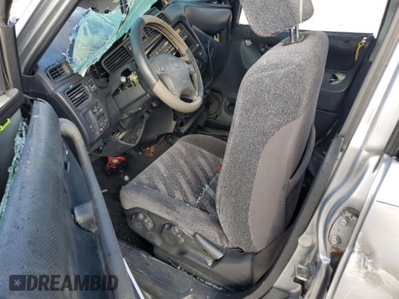 2001 Honda CR-V LX with VIN JHLRD18401S026020, listed as a Copart auction lot 46392875 with 123,210 mi miles and Salvage Title. Bid and sale history available at carsss.com. Image 8.