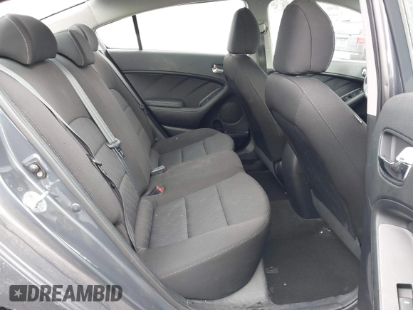 2016 Kia Forte LX with VIN KNAFK4A66G5564020, listed as a IAAI auction lot 41816809 with 106,150 mi miles. Bid and sale history available at carsss.com. Image 8.