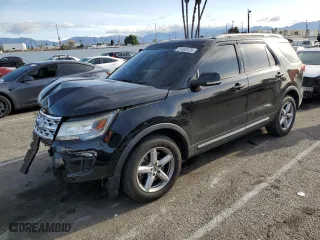 2018 Ford Explorer XLT with VIN 1FM5K7D88JGC72244, listed as a Copart auction lot 51465125 with 76,336 mi miles and Salvage Title. Bid and sale history available at carsss.com. Image 1.
