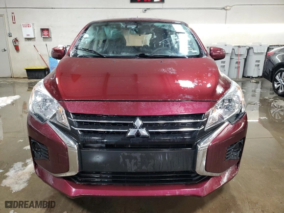 2021 Mitsubishi Mirage ES with VIN ML32AUHJ3MH014091, listed as a Copart auction lot 49954085 with 43,633 mi miles and Non Repairable. Bid and sale history available at carsss.com. Image 5.