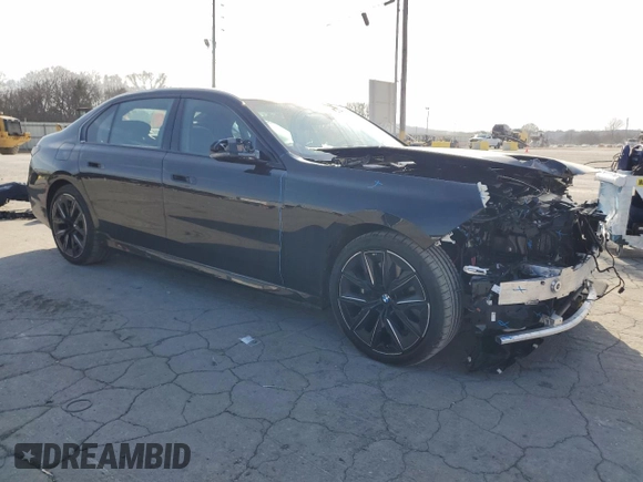 2024 BMW 7 Series 760i xDrive with VIN WBA33EJ00RCS16956, listed as a Copart auction lot 48790845 with 9,958 mi miles and Salvage title. Bid and sale history available at DreamBid. Image 4.