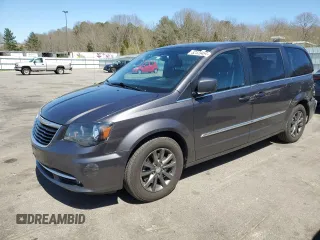 2016 Chrysler Town & Country S with VIN 2C4RC1HGXGR133547, listed as a Copart auction lot 52539484 with 128,309 mi miles and Non Repairable. Bid and sale history available at carsss.com. Image 1.