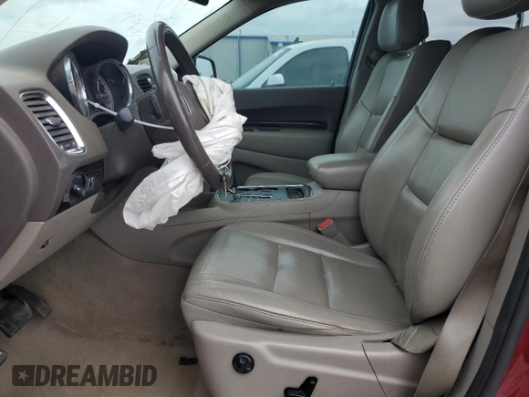 2013 Dodge Durango Crew with VIN 1C4RDHDG1DC584253, listed as a Copart auction lot 59395725 with 152,595 mi miles and Salvage title. Bid and sale history available at DreamBid. Image 7.