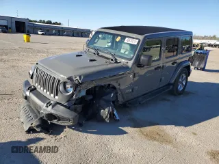 2022 Jeep Wrangler Unlimited Sahara с VIN 1C4HJXEG2NW115847, выставлен на аукционе Copart как лот 45678015 с пробегом Не указан миль и Списание • Salvage title. История ставок и продаж доступна на DreamBid. Изображение 1.