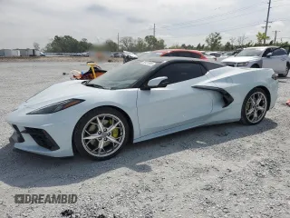 2023 Chevrolet Corvette 2LT with VIN 1G1YB3D49P5121496, listed as a Copart auction lot 50401885 with 10,743 mi miles and Clean Title. Bid and sale history available at carsss.com. Image 1.