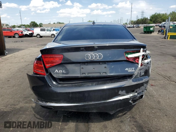 2014 Audi A8 4.0T с VIN WAUR2AFD7EN005348, выставлен на аукционе Copart как лот 58156975 с пробегом 102 754 миль миль и Списание • Salvage title. История ставок и продаж доступна на DreamBid. Изображение 6.
