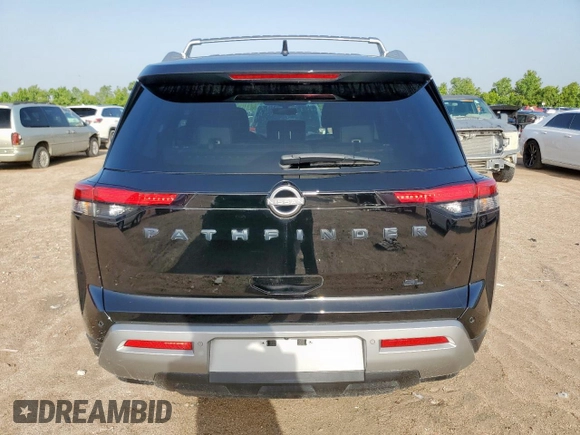 2023 Nissan Pathfinder SL with VIN 5N1DR3CA6PC235469, listed as a Copart auction lot 62963745 with 23,406 mi miles and Clean title. Bid and sale history available at DreamBid. Image 6.