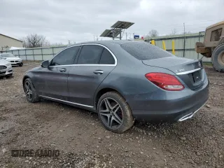 2017 Mercedes-Benz C 300 with VIN 55SWF4KB4HU198978, listed as a Copart auction lot 53070045 with Not Provided miles and Clean Title. Bid and sale history available at carsss.com. Image 2.