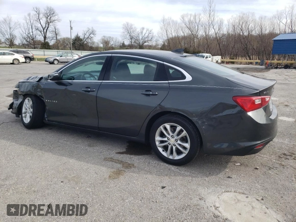2017 Chevrolet Malibu LT with VIN 1G1ZE5ST9HF196101, listed as a Copart auction lot 49871685 with 194,477 mi miles and Salvage Title. Bid and sale history available at DreamBid. Image 2.