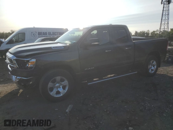 2020 Ram 1500 Big Horn with VIN 1C6RRFBG8LN297687, listed as a Copart auction lot 67943934 with 20,615 mi miles and Salvage Title. Bid and sale history available at carsss.com. Image 1.