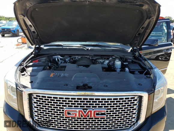 2017 GMC Yukon Denali with VIN 1GKS1CKJ8HR309594, listed as a Copart auction lot 73943684 with 0 mi miles and Salvage Title. Bid and sale history available at carsss.com. Image 12.