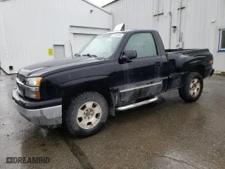 2005 Chevrolet Silverado 1500 Z71 with VIN 1GCEK14TX5Z246664, listed as a Copart auction lot 53749334 with 126,671 mi miles and Salvage Title. Bid and sale history available at carsss.com. Image 1.