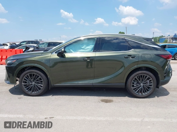 2024 Lexus RX 350 with VIN 2T2BAMBA6RC046837, listed as a IAAI auction lot 42651329 with 9,689 mi miles and . Bid and sale history available at DreamBid. Image 14.