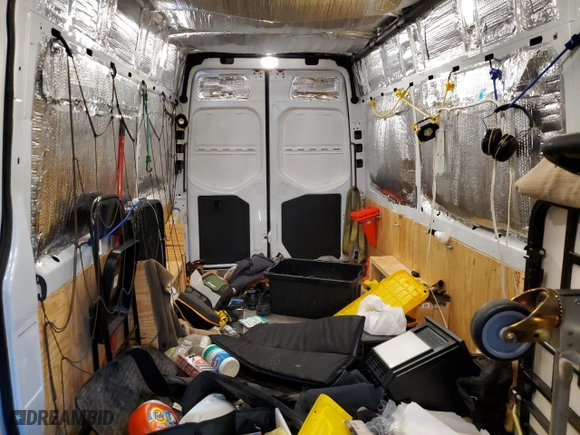2020 Mercedes-Benz Sprinter Cargo Van with VIN W1Y4ECHY3LT031076, listed as a Copart auction lot 38295384 with 300,572 mi miles. Bid and sale history available at carsss.com. Image 10.