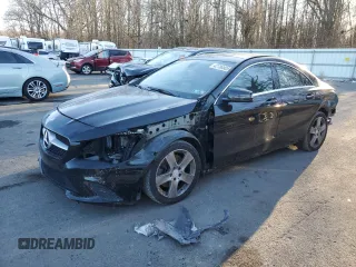 2016 Mercedes-Benz CLA with VIN WDDSJ4GB0GN314948, listed as a Copart auction lot 42786805 with 76,905 mi miles and Salvage Title. Bid and sale history available at carsss.com. Image 1.