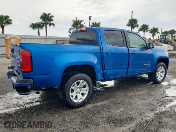 2022 Chevrolet Colorado 2WD LT with VIN 1GCGSCEA3N1298704, listed as a Copart auction lot 81859614 with Not provided miles and Non repairable. Bid and sale history available at DreamBid. Image 3.