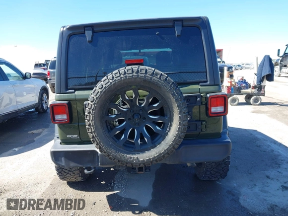 2021 Jeep Wrangler Unlimited Sport S with VIN 1C4HJXDG2MW814413, listed as a IAAI auction lot 41712547 with 11,913 mi miles. Bid and sale history available at carsss.com. Image 16.