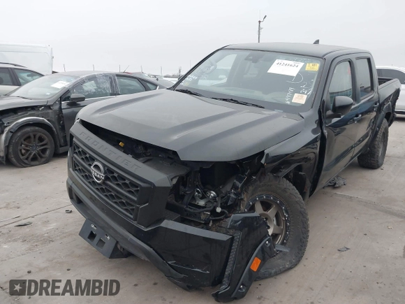 2022 Nissan Frontier S with VIN 1N6ED1EKXNN610697, listed as a IAAI auction lot 41241624 with 17,897 mi miles. Bid and sale history available at carsss.com. Image 6.