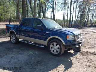 2007 Ford F-150 XLT with VIN 1FTPW12V47KB23049, listed as a IAAI auction lot 41979344 with 159,020 mi miles. Bid and sale history available at carsss.com. Image 1.