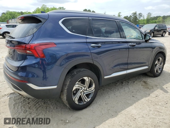 2021 Hyundai Santa Fe SEL z VIN 5NMS64AJ7MH340032, wystawiony jako Copart lot #53562255 z przebiegiem 56 246 mil mil oraz Szkoda całkowita • Salvage title. Historia ofert i sprzedaży dostępna na DreamBid. Obrazek 3.