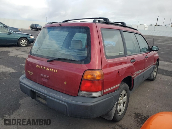 1999 Subaru Forester L with VIN JF1SF6352XG731943, listed as a Copart auction lot 44527605 with 167,122 mi miles and Salvage Title. Bid and sale history available at carsss.com. Image 3.