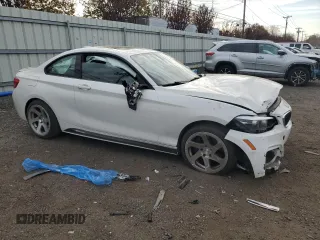 2018 BMW 2 Series M240i with VIN WBA2J5C56JVB28001, listed as a Copart auction lot 77845314 with 0 mi miles and Salvage Title. Bid and sale history available at carsss.com. Image 4.