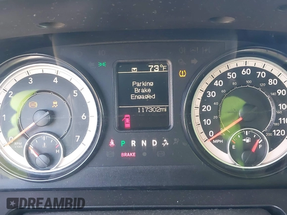 2017 Ram 1500 Express with VIN 1C6RR7FG4HS734836, listed as a IAAI auction lot 41697547 with 117,302 mi miles. Bid and sale history available at carsss.com. Image 7.