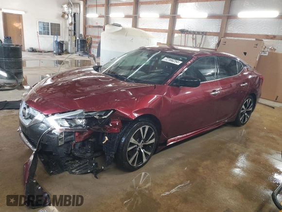 2017 Nissan Maxima Platinum with VIN 1N4AA6AP7HC444850, listed as a Copart auction lot 72166254 with 133,459 mi miles and Salvage Title. Bid and sale history available at DreamBid. Image 1.