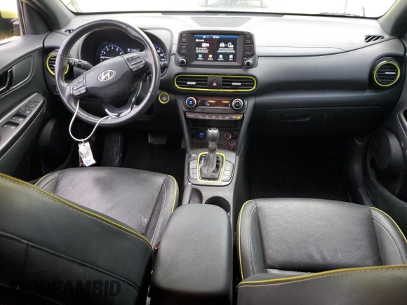 2019 Hyundai Kona Limited with VIN KM8K33A56KU339610, listed as a Copart auction lot 41700075 with 42,550 mi miles and Non Repairable. Bid and sale history available at carsss.com. Image 8.