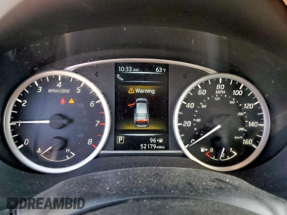2017 Nissan Sentra SV with VIN 3N1AB7AP1HY283354, listed as a Copart auction lot 49503325 with 52,179 mi miles and Salvage Title. Bid and sale history available at carsss.com. Image 9.