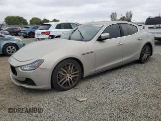 2015 Maserati Ghibli S Q4 z VIN ZAM57RTA1F1138087, wystawiony jako Copart lot #58412195 z przebiegiem 111 206 mil mil oraz Szkoda całkowita • Salvage title. Historia ofert i sprzedaży dostępna na DreamBid. Obrazek 1.