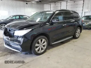 2014 Acura MDX Advance with VIN 5FRYD4H83EB037558, listed as a Copart auction lot 60697445 with 178,649 mi miles and Non repairable. Bid and sale history available at DreamBid. Image 1.