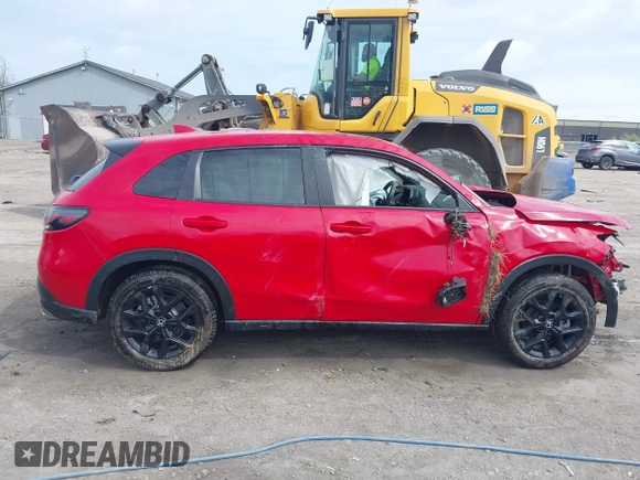 2024 Honda HR-V Sport with VIN 3CZRZ2H52RM734779, listed as a IAAI auction lot 42112615 with 9,651 mi miles and . Bid and sale history available at DreamBid. Image 13.