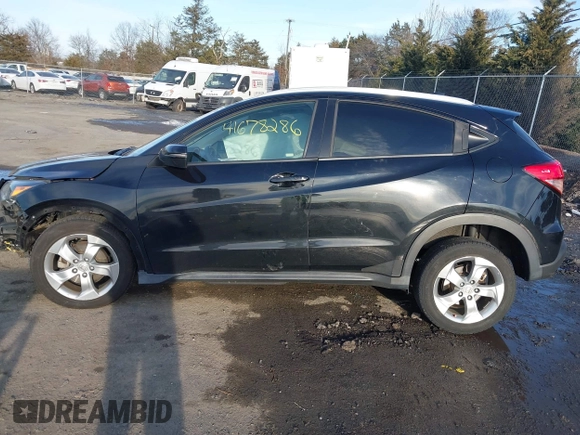 2016 Honda HR-V EX-L w/Navi with VIN 3CZRU6H70GM735515, listed as a IAAI auction lot 41678286 with 1 mi miles. Bid and sale history available at carsss.com. Image 15.