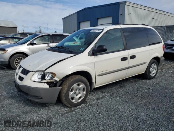 2001 Dodge Caravan z VIN 1B4GP25R31B105633, wystawiony jako Copart lot #52076195 z przebiegiem 162 831 mil mil oraz Czysty tytuł • Clean title. Historia ofert i sprzedaży dostępna na DreamBid. Obrazek 1.