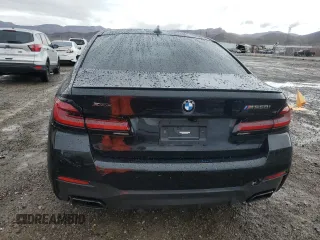 2022 BMW 5 Series M550i xDrive with VIN WBA13BK02NCH84353, listed as a Copart auction lot 46836204 with Not provided miles and Salvage title. Bid and sale history available at DreamBid. Image 6.