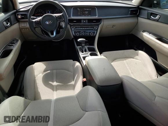 2018 Kia Optima LX with VIN 5XXGT4L32JG266820, listed as a Copart auction lot 56457175 with 89,960 mi miles and Salvage title. Bid and sale history available at DreamBid. Image 8.