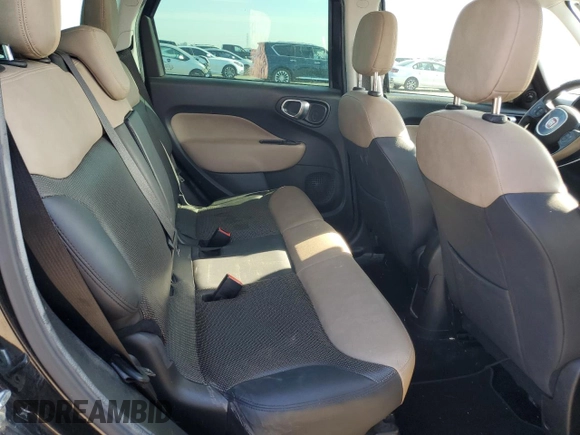 2014 FIAT 500L Lounge with VIN ZFBCFACH4EZ012452, listed as a Copart auction lot 83815124 with 63,341 mi miles and Salvage Title. Bid and sale history available at DreamBid. Image 10.