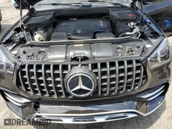 2021 Mercedes-Benz GLE 53 AMG with VIN 4JGFD6BB3MA257083, listed as a Copart auction lot 65208305 with 97,001 mi miles and Clean title. Bid and sale history available at DreamBid. Image 12.