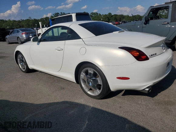 2002 Lexus SC with VIN JTHFN48Y820026697, listed as a Copart auction lot 67996114 with 156,536 mi miles and Salvage Title. Bid and sale history available at carsss.com. Image 2.