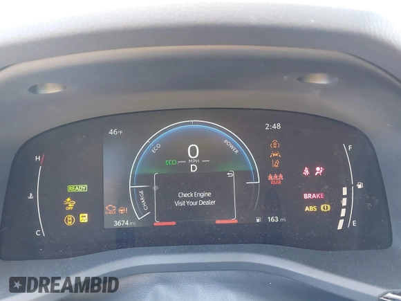 2025 Toyota Camry LE with VIN 4T1DAACK5SU068576, listed as a IAAI auction lot 41746222 with 3,674 mi miles and . Bid and sale history available at DreamBid. Image 7.