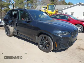 2023 BMW X3 xDrive30i with VIN 5UX53DP06P9R54010, listed as a IAAI auction lot 41790527 with 34,666 mi miles. Bid and sale history available at carsss.com. Image 1.