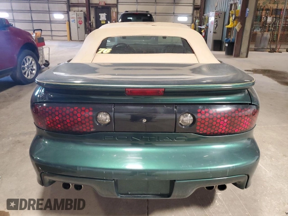 1995 Pontiac Firebird Trans Am с VIN 2G2FV32P3S2211318, выставлен на аукционе Copart как лот 60168445 с пробегом 91 250 миль миль и Чистый • Clean title. История ставок и продаж доступна на DreamBid. Изображение 6.