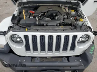 2019 Jeep Wrangler Unlimited Sahara with VIN 1C4HJXEG9KW600644, listed as a Copart auction lot 56193655 with 46,198 mi miles and Salvage title. Bid and sale history available at DreamBid. Image 11.