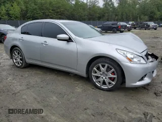 2012 Infiniti G25 x with VIN JN1DV6AR5CM730120, listed as a Copart auction lot 73497944 with Not Provided miles and Salvage Title. Bid and sale history available at carsss.com. Image 4.